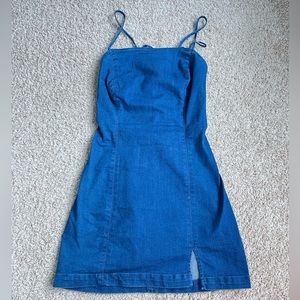 GARAGE DENIM MINI DRESS